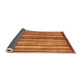 thumbnail image 2 of Ahgly Company Indoor Rectangle Abstract Orange Modern Area Rugs, 2' x 4', 2 of 4