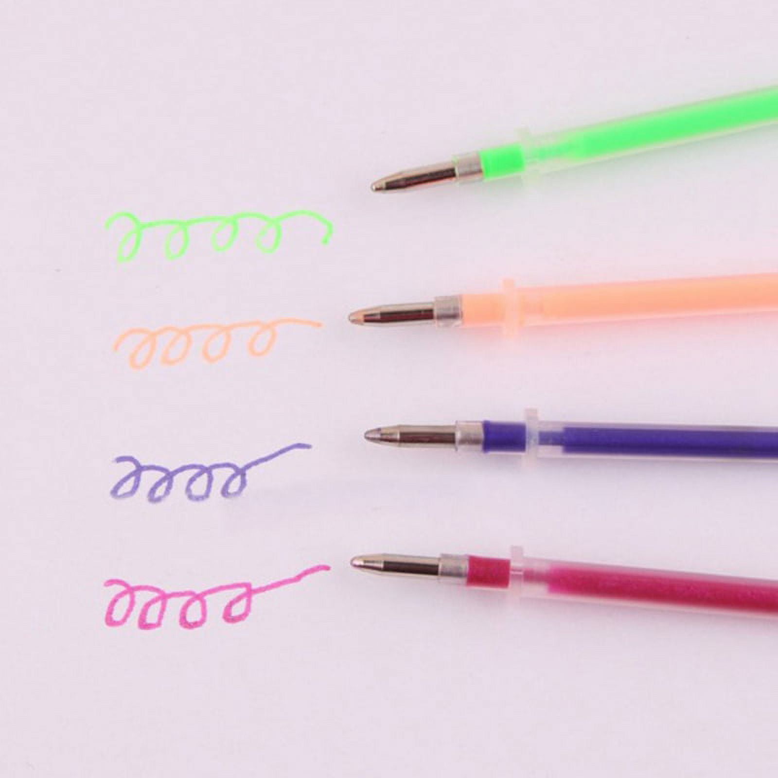 Aen Art Glitter Gel Pens Colored Fine Tip Markers, 24 Colors