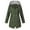 Army Green, variant on VEKDONE Women Solid Rain Jacket Outdoor Plus Size Softshell Waterproof Hooded Raincoat Outdoor Windproof Ski Hoodies Jackets Mountain Hiking Waterproof Coat Yellow XXXXL