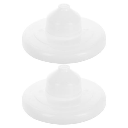 Hemoton  2 Pcs Ceiling Fan Light Cap Cover Plate Casablanca Parts White