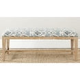 thumbnail image 4 of Safavieh  Zambia Blue Bench - 45.9" x 18.7" x 19.5", 4 of 4