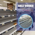 thumbnail image 5 of HORIALENCE 1Pack Supermarket Shelf Divider White Plastic Sprayed Steel Wire for Organization Home Use, 5 of 5