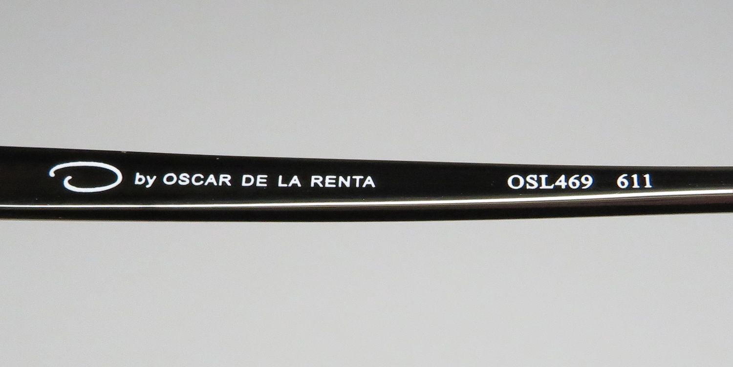 NEW OSCAR by Oscar De La Renta OSL-469 002 Matte Black Eyeglasses 52/16/135 OSCAR DE LA RENTA OSL 469 PREMIUM SEGMENT ACETATE FULLRIM  main image 3