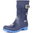 thumbnail image 6 of Joules Molly Welly Women's Dog Printed Waterproof Boot In Navy Size 10, 6 of 6