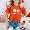 thumbnail image 2 of Icvfdpl T-Shirts Filles Rentrée Scolaire, Imprimé Garçon Col Rond Manches Courtes T-Shirt Haut Respirant Mode Urbaine 8-9 Ans, 2 of 4
