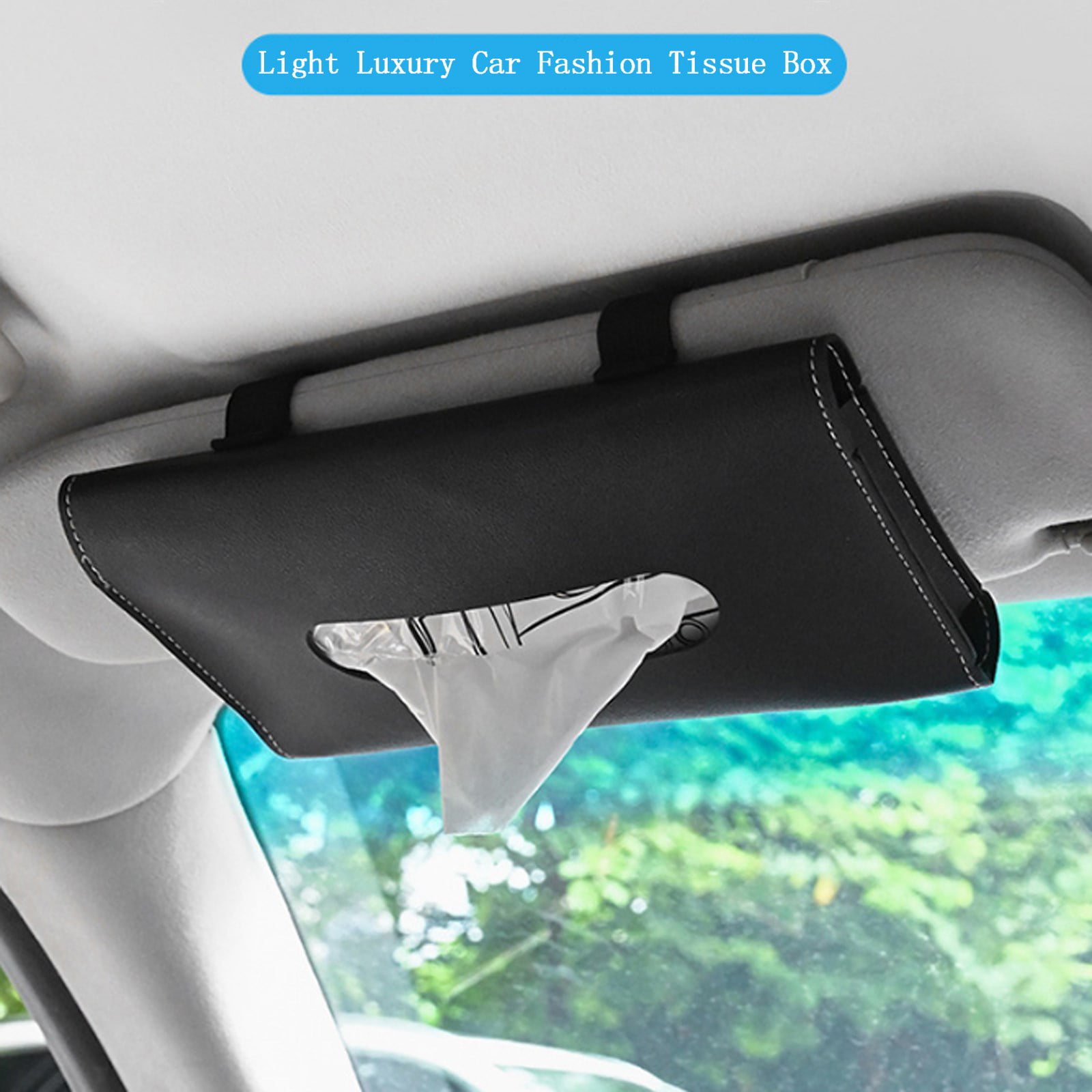 Details about   Car Paper Napkin Bracket Tissue Box Holder Clip Accessories Organizer Sun Visor 