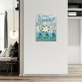 thumbnail image 4 of Bathroom Decor Wall Art Country Flower Butterfly Canvas Prints Painting Just Breath Lily Mason Jar Bathroom Pictures Framed Floral Artwork Office Home Decoration for Kitchen Dining Living Room 12"x16", 4 of 6