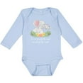 thumbnail image 3 of Inktastic I Am Fearfully and Wonderfully Made Elephants and Flowers Boys or Girls Long Sleeve Baby Bodysuit, 3 of 5