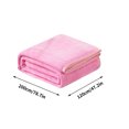 thumbnail image 3 of FAMTKT Throw Blanket for Couch Super Soft Warm Solid Warm Micro Plush Fleece Blanket Throw Rug Sofa Bedding 47.24x78.74in Throw Blanket, 3 of 3