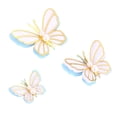 thumbnail image 3 of 3 Piezas de Adornos para Tartas con Forma de Mariposa, Adornos para Cupcakes, Pequeños, Decoración, Decoraciones para Tartas para Fiestas de Cumpleaño azul, 3 of 8