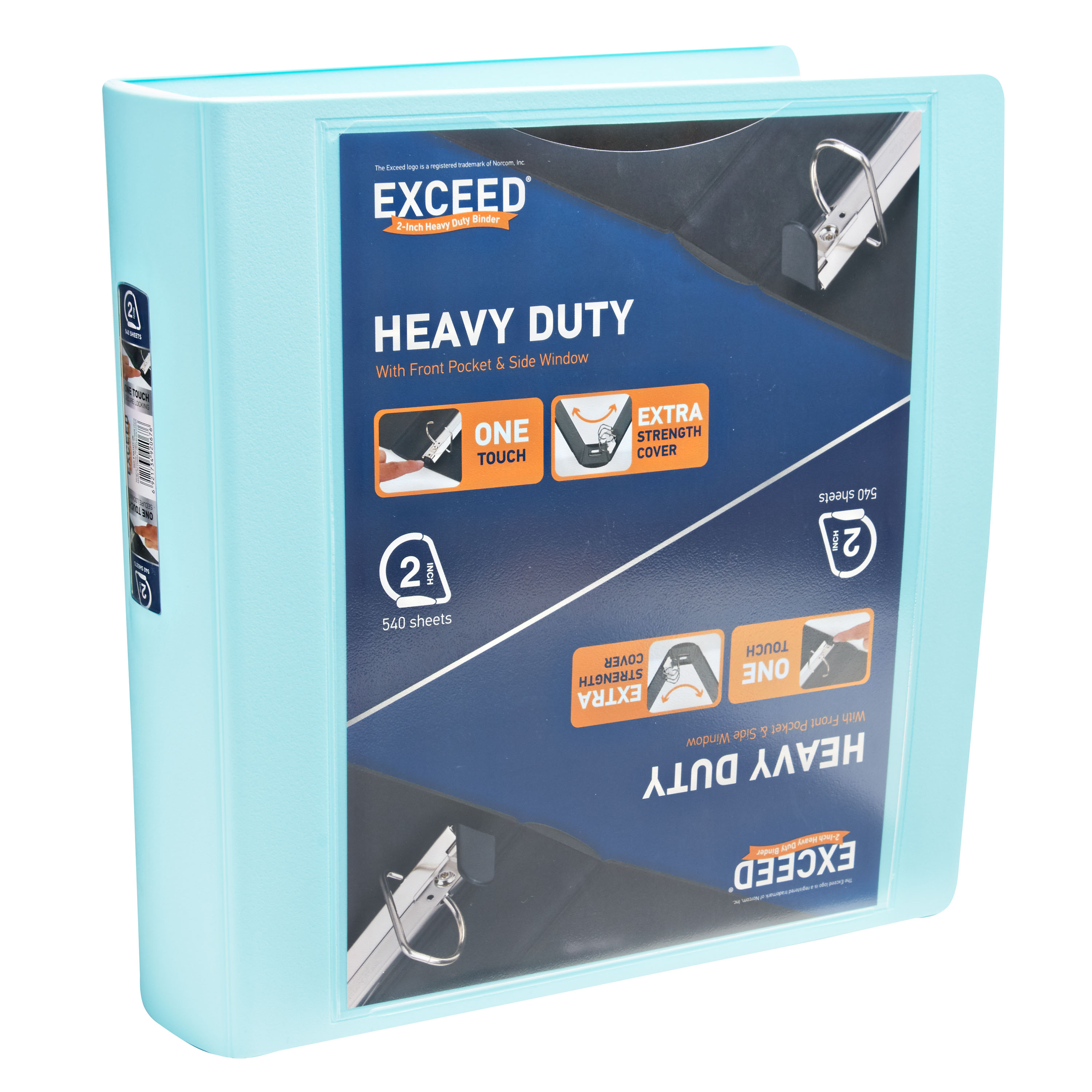 Exceed 3 Ring Heavy Duty Binder 2 Jade Slant Ring Walmart