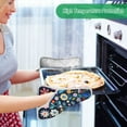 thumbnail image 2 of Yayeee Pot Holders Kitchen Heat Resistant with Pocket 7"x9.8" Cotton Oven Cooking Hot Pads, Bloom Flowers, 2 of 7