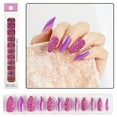 Coffin Nails Half Cover Short round Nails Full Cover Extra Long Nails
