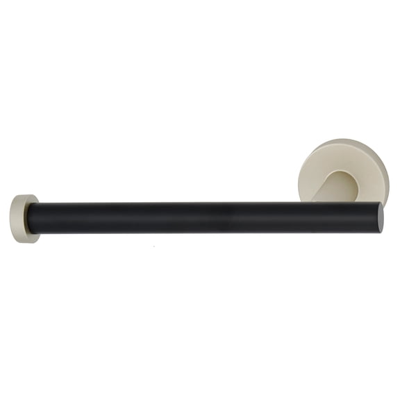 Alno A9366L-MN/MB Vita Bella Modern Smooth Bar Left Side Slide On Toilet Paper Holder -