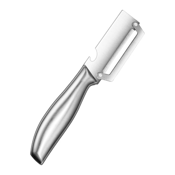 Thickened Stainless Steel Vegetable Peeler, 2-in-1 Ergonomic Melon Grater and Potato Slicer, Heavy Duty Durable Fruit Peeling Tool