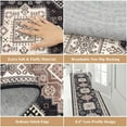 thumbnail image 3 of Findosom 2'x6' Vintage Boho Kitchen Rug Runner for Hallways Machine Washable Non Slip Hallway Runner Rugs 0.6 inch Thickness Medallion Floor Runner Rugs for Entryway Bedroom Laundry Room Black, 3 of 7