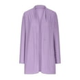 thumbnail image 5 of Cardigan Sweaters For Women Solid Color European American Mid Length Coarse Knit Cardigan Polyester Spandex Blended Cardigan Outerwear Jackets 1X Purple M Sweaters For Women, 5 of 6