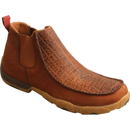 

Men s Twisted X MDMG004 4 Chelsea Driving Moc Tan/Spice Full Grain Leather 7.5 M
