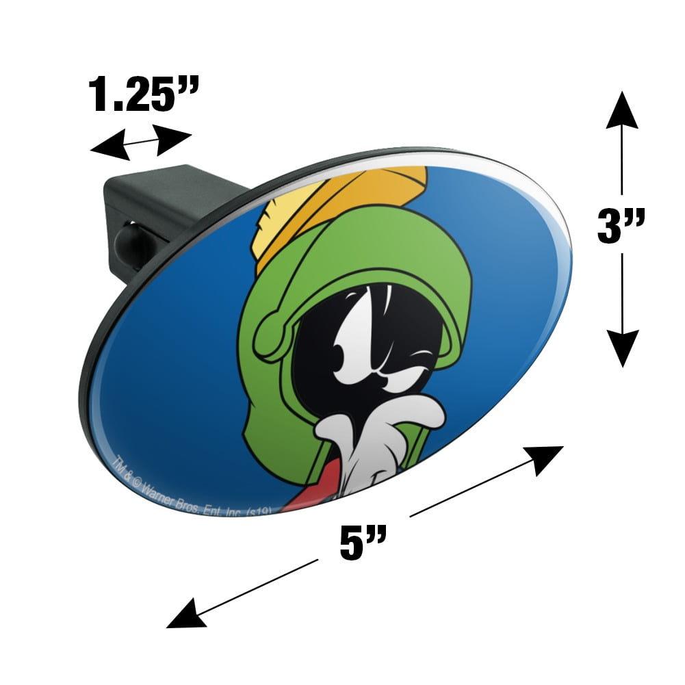 Graphics and More Looney Tunes Yosemite Sam Oval Tow Trailer Hitch Cover Plug Insert 