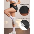 thumbnail image 5 of Pinspark Womens Workouts Shorts with MSH Lining Outdoor Breathable Athletic Shorts with Pockets Summer Quick Dry Active Shorts, 5 of 6