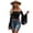 Black, variant on Womens T Shirts Classic Retro Long Sleeve Off Shoulder T Shirt with Fringe Basic Tees for Women Black L