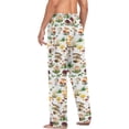 thumbnail image 6 of GZHJMY Mushroom Fungus Men's Pajama Pants, Soft and Comfortable Lounge Sleep Bottoms with Pockets, Men's Sleepwear with Custom Print, Medium, 6 of 7