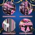 thumbnail image 4 of Graduation Cap Mastered it Banner Golden Text Academic Backdrop Sparkling Stars Dark Background Success Background for Graduation Party University Ceremony Master's Celebration, 4 of 9