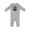 AC-Heather Grey, variant on Christmas Moose Tree Baby Romper Coveralls
