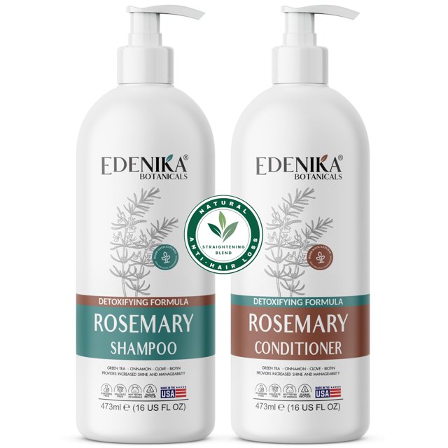 Set de champú y acondicionador Edenika Rosemary con biotina 480 ml