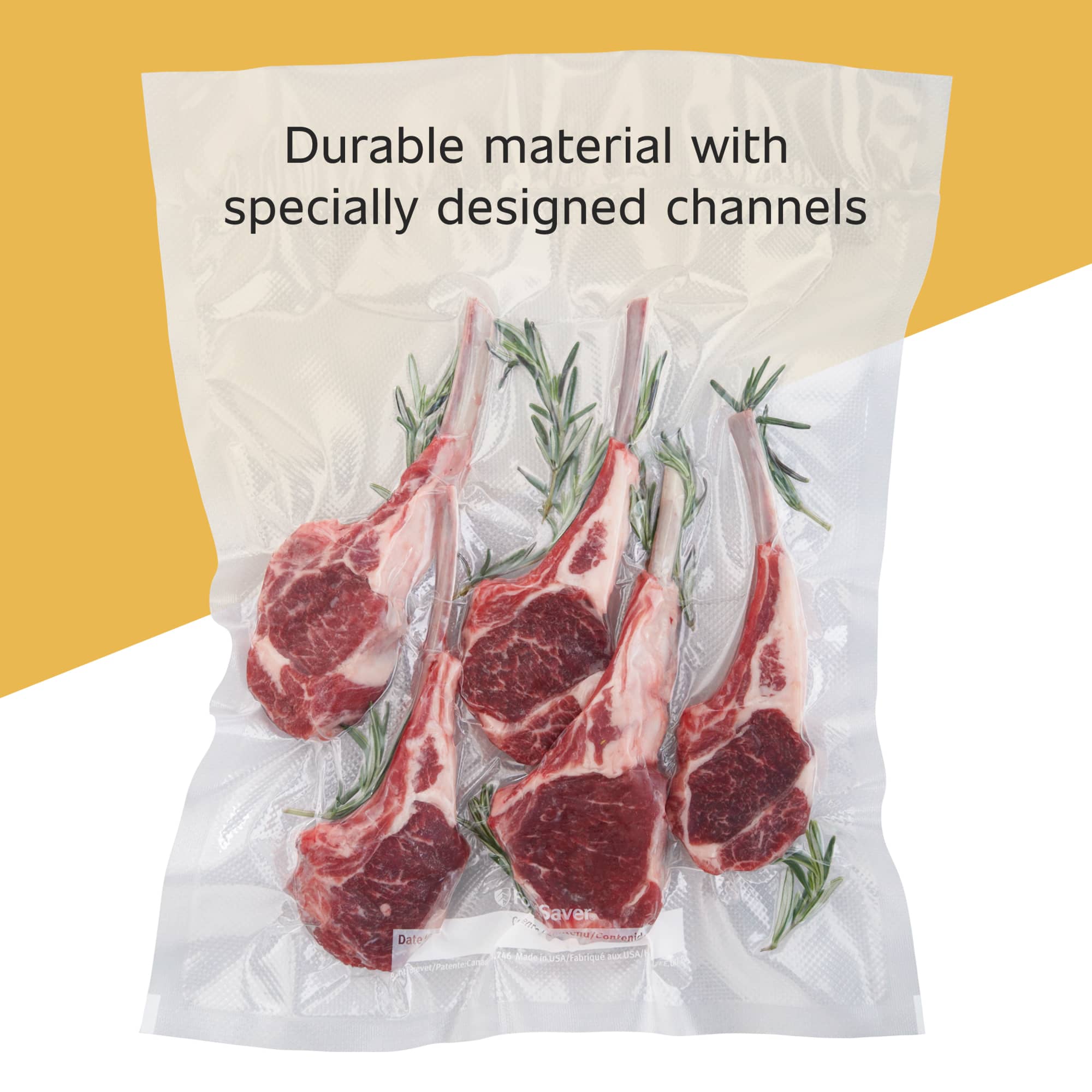 FoodSaver 8" x 11' Vacuum Heat-Seal Rolls Combo Pack photo 4
