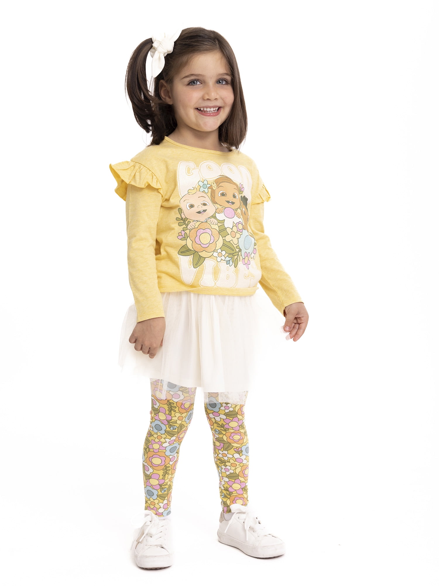 Cocomelon Toddler Girl Role Play Set, 4-Piece, Sizes 12M-5T