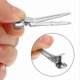 thumbnail image 2 of 50-Pack Silver Metal Hair Clips for Dreads, 1.75" Single Prong Section Clips for Styling and Locking Hair, 2 of 5