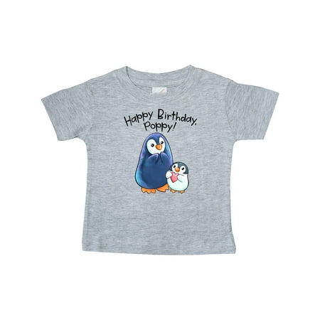 

Inktastic Happy Birthday Poppy!- Cute Penguins Gift Baby Boy or Baby Girl T-Shirt