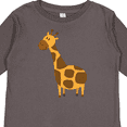 thumbnail image 4 of Inktastic Giraffe Jungle Zoo Animal Boys or Girls Long Sleeve Toddler T-Shirt, 4 of 5