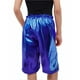 thumbnail image 4 of Odeerbi 3-16 Años Niños Niñas Pantalones Cortos Metálicos Brillantes Para Baile Etapa Rendimiento Conjuntos Bermudas Brillantes Pantalones Cortos de Pierna Recta, 4 of 5