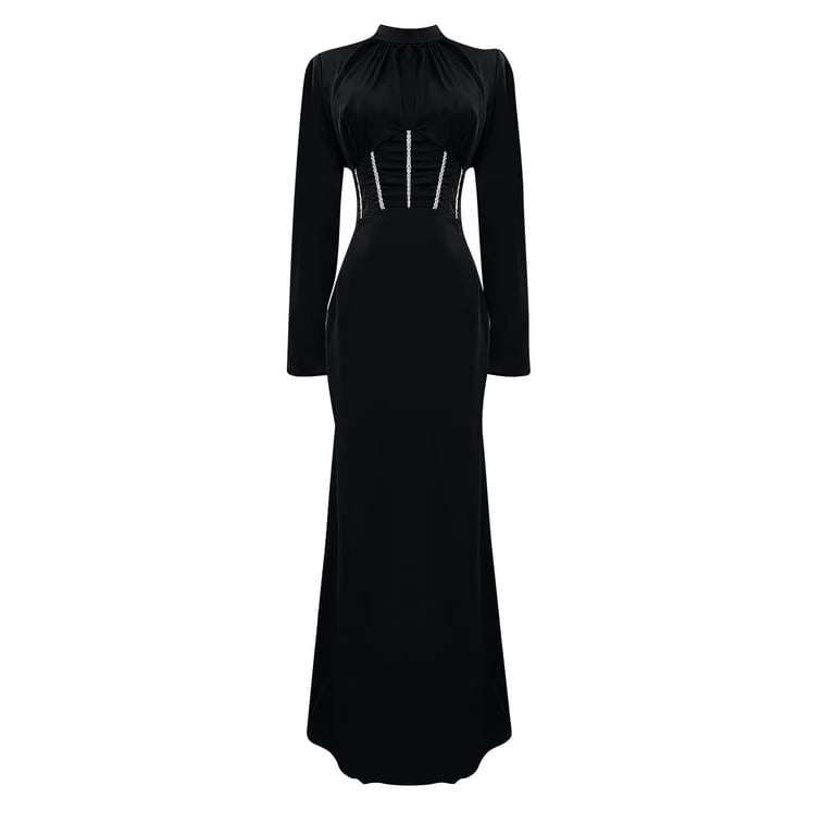 blue dress for baby girl A-Line 3/4 Sleeves Floor Length Mother of The Bride Dresses main image 1