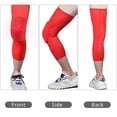 thumbnail image 4 of Knee Sleeve Pair Kneepad Pads Crashproof Antislip Basketball Leg Sleeve Protective Pad Support Guard Padded Breathable Compression Wear Hexpad - 2 Packs, 4 of 7