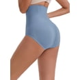 thumbnail image 2 of INSPIRE CHIC Mother's Day Women's High-Waisted Butt Lifting Briefs Postpartum Tummy Control Breathable and Comfortable Control Panties 3XL Blue, 2 of 3