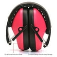 thumbnail image 3 of Venture Gear NRR 22dB Ear Muffs Pink/Black, 3 of 5