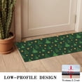 thumbnail image 3 of Dark Green Christmas Tree and Star Pattern Door Rugs,Washable Non Slip Door Mats Indoor,Decorative Door Mats,Entry Mat Indoor for Entrance,Bedroom,Kitchen,Bathroom,16"x47", 3 of 6
