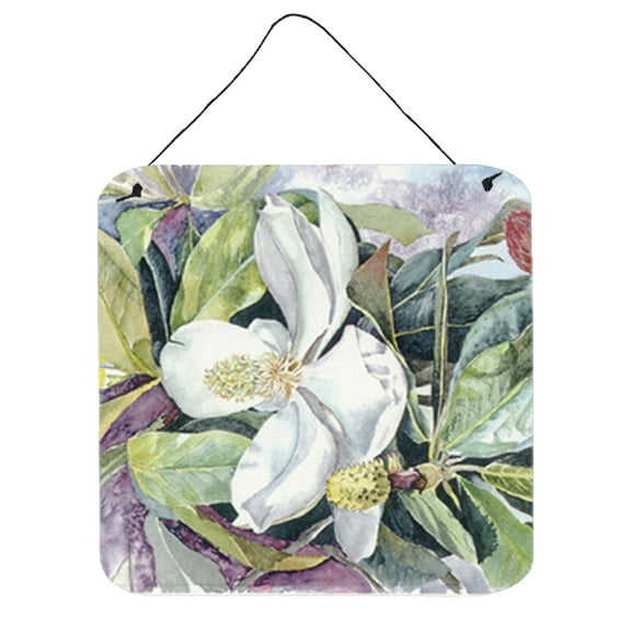 Carolines Treasures 8004DS66 Flower - Magnolia Wall or Door Hanging Prints 6HX6W multicolor
