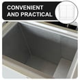 thumbnail image 2 of Freezer Organizer Bins Stackable Chest Freezer Organizer For Freezer Sort Frozen Meat And Food Freezer Storage Baskets White, 2 of 8