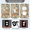 thumbnail image 3 of Yayeee Blank Wall Plate Cover 1-Gang 4.5"x2.7" Home Unused Decorative Outlet, Deer Pattern, 3 of 7