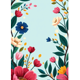 thumbnail image 4 of Floral Themed Colorful Backdrop Banner with Butterflies and Berries Spring Party Decorations Background Photo Booth Props Garden Gatherings Outdoor Celebrations, 4 of 4