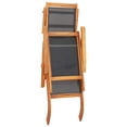 thumbnail image 5 of vidaXL Patio Deck Chair Solid Acacia Wood and Textilene, 5 of 7