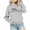 Gray, variant on Elainilye Fashion Toddler Girls Crewneck Oversized Sweatshirt Long Sleeve Pullover Tops Toddler Clothes Sizes 1-12Y,Black