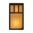 thumbnail image 3 of Meyda 168885 6.5 in. Hyde Park Double Bar Mission Wall Sconce, Oil Rubbed Bronze & Bai, 3 of 4