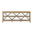 thumbnail image 6 of Evelyn&Zoe Sawyer Rectangular TV Stand for TV's up to 65" in White Oak, 6 of 11