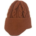 thumbnail image 2 of Muryobao Womens Winter Beanie Hat Slouchy Knit Hats Soft Warm Ski Skull Cap with Ear Flaps Caramel, 2 of 7