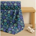 thumbnail image 4 of Soimoi Purple Cotton Cambric Fabric Blue Mandala Print Fabric by the Yard 56 Inch Wide, 4 of 7